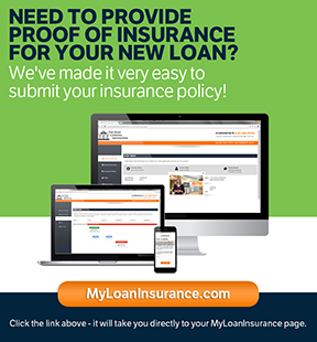 Banner ad for MyLoanInsurance.com to upload auto insurance docs.