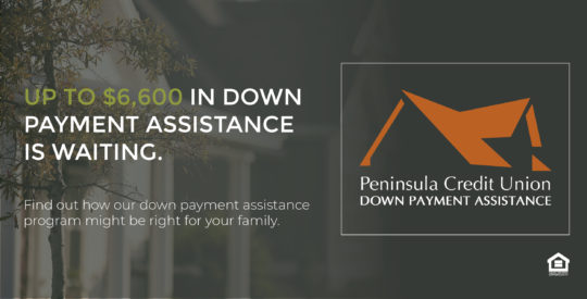 an ad talking about the availability of down payment assistance