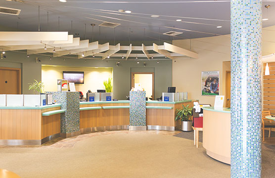 Poulsbo branch interior