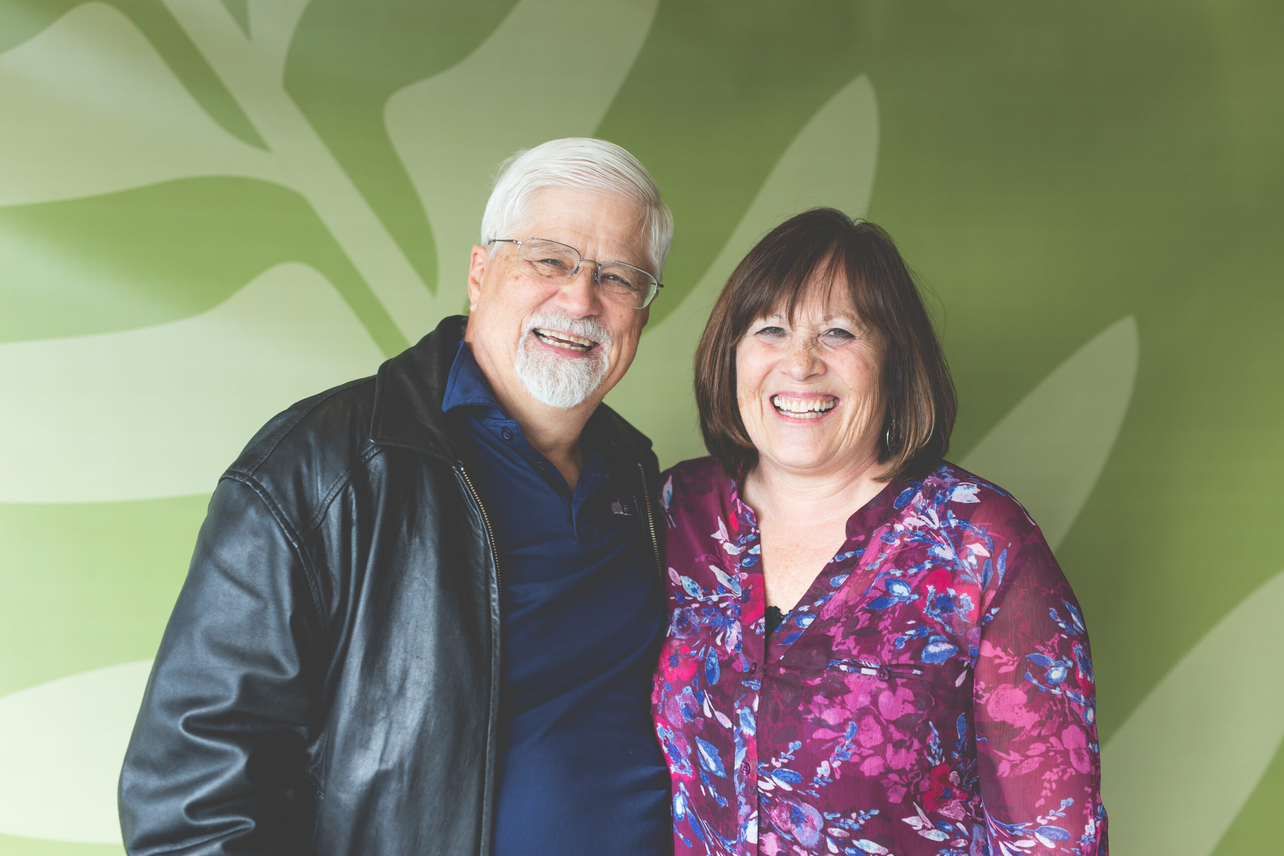 Happy credit union members
