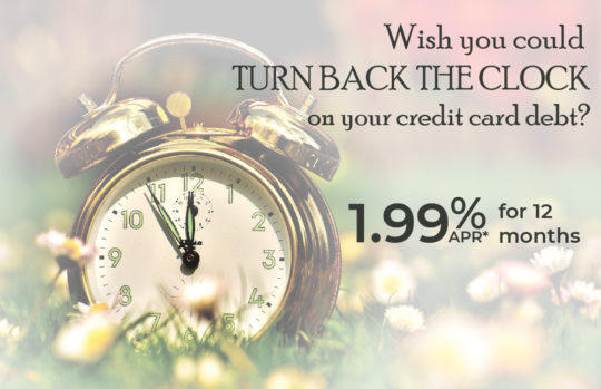 Wish you could turn back the clock on your credit card debt?